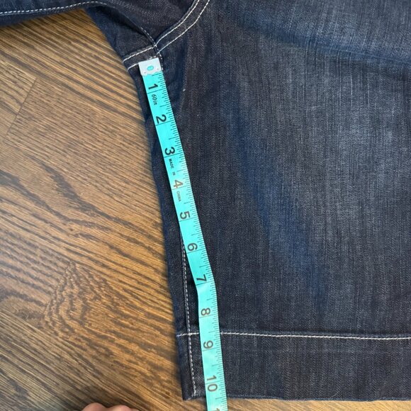 Kut from the Kloth NATALIE Bermuda Denim jean shorts Women's size 12 - Picture 3 of 5